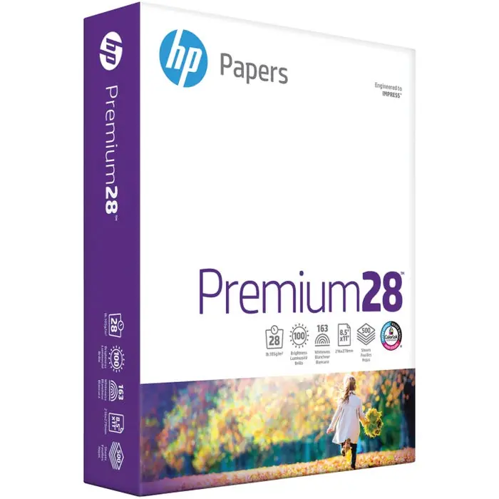 Direct From Manufacturer HP Premium Printer Paper, 8-1/2 x 11 Inches, 28 lb, White, 500 Sheets